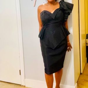 90’s Vintage High Fashion Little Black Dress